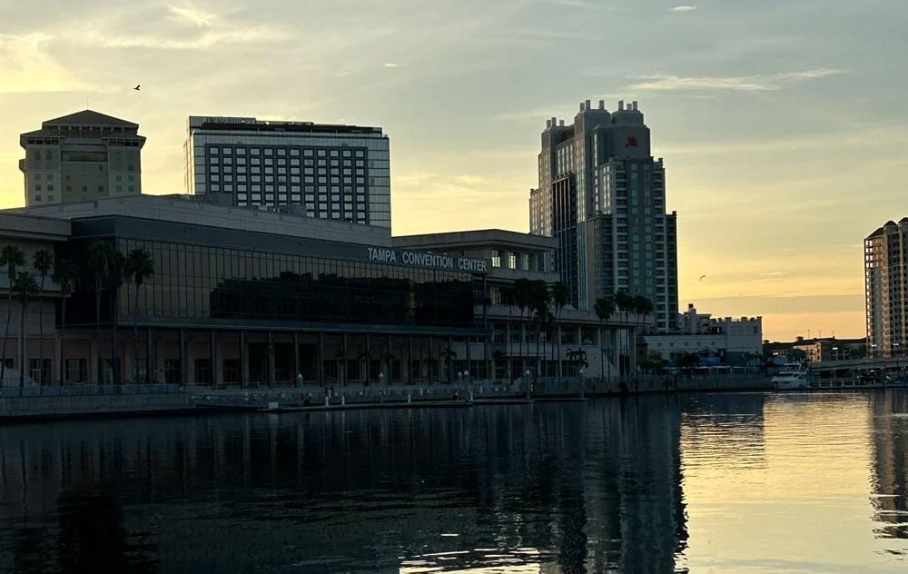 Tampa Convention Center and waterfront